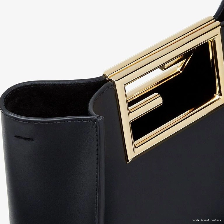Cheap HOT Bag In Small Black Way Leather Fendi Calf 0724